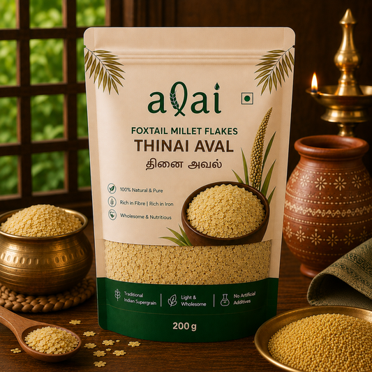 Foxtail Millet Flakes – Thinai Aval