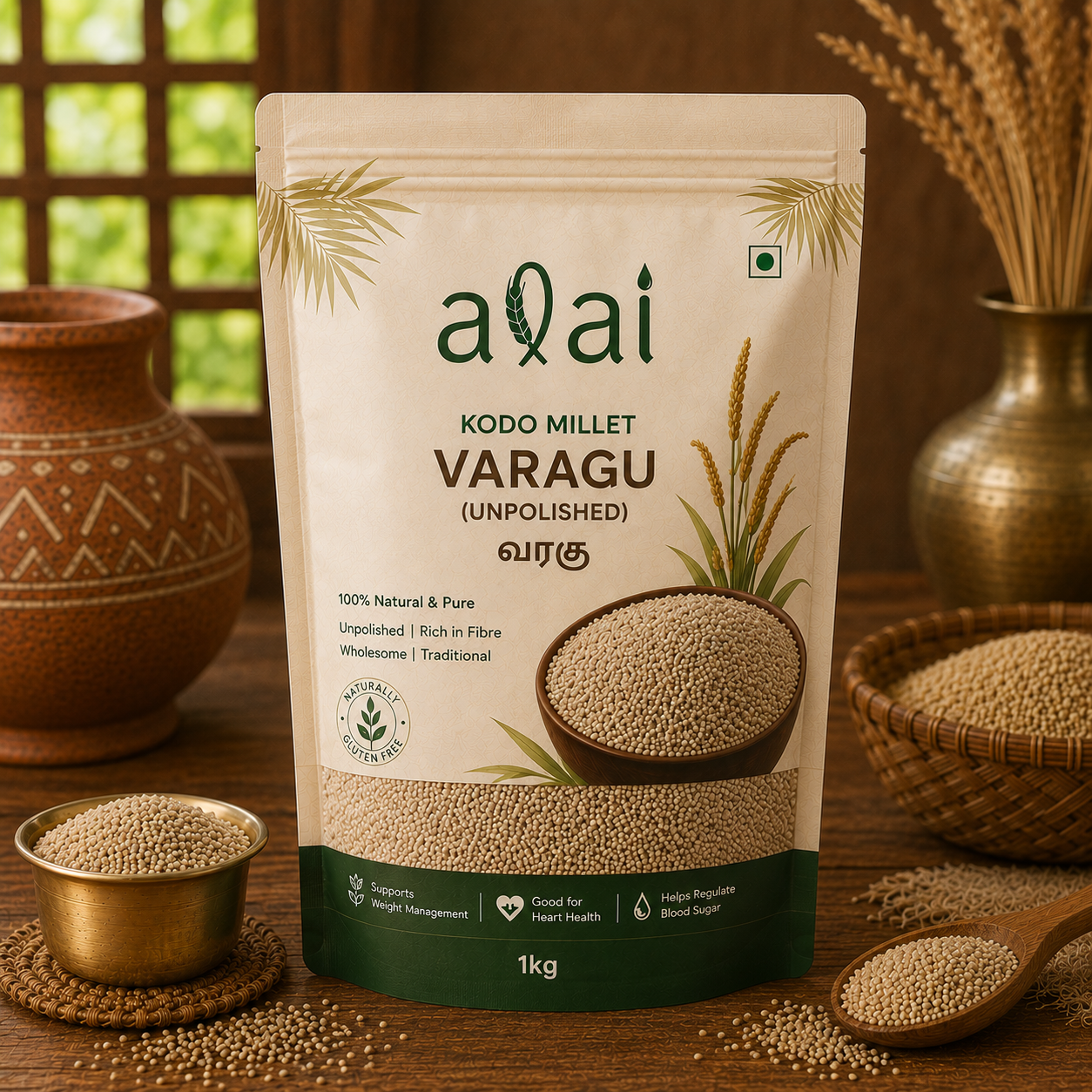 Kodo Millet – Varagu (Unpolished)