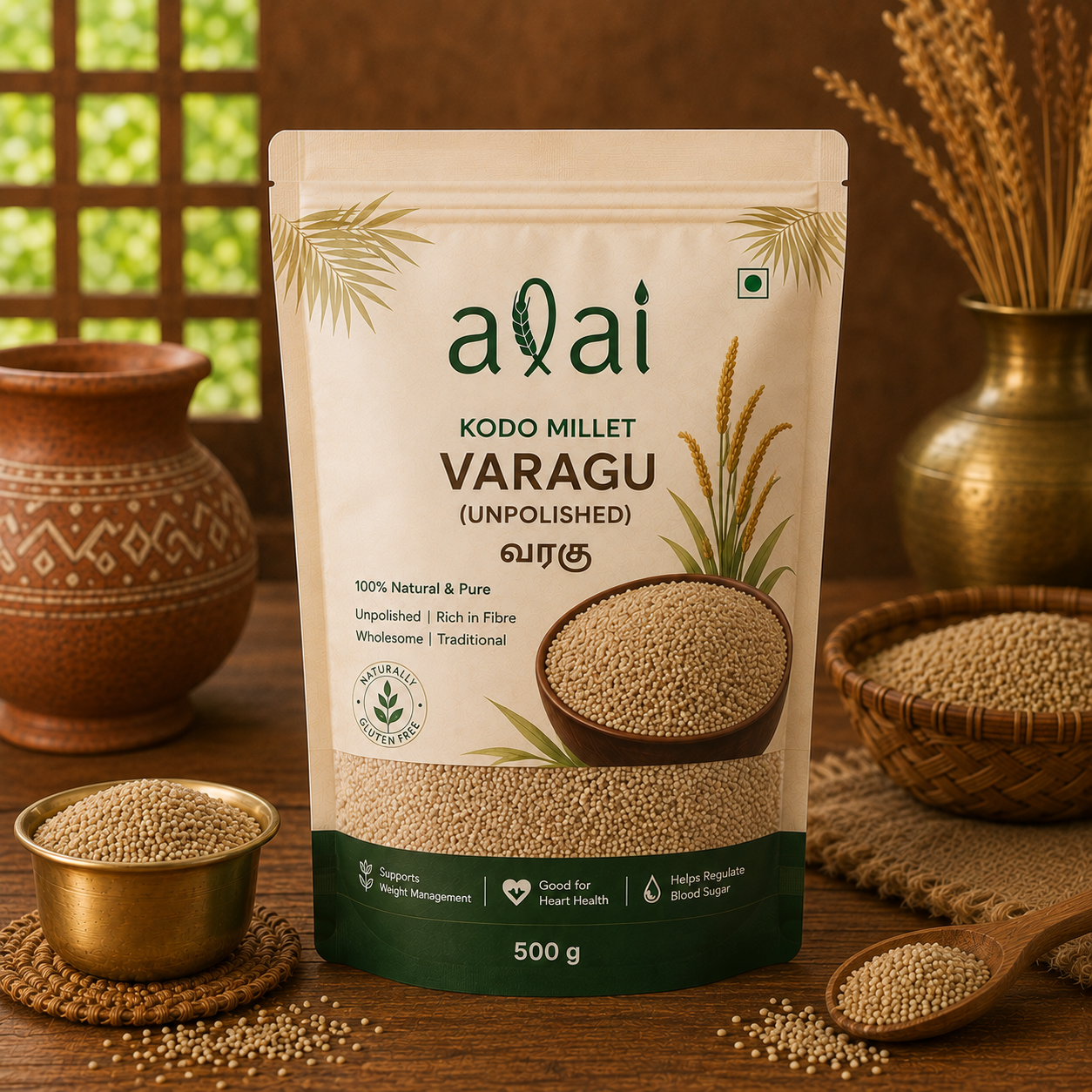 Kodo Millet – Varagu (Unpolished)