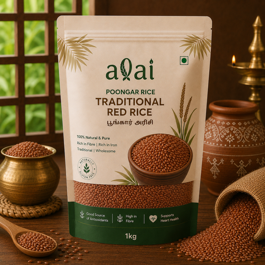 Poongar Rice – Traditional Red Rice